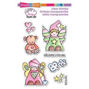 Stampendous Pink Your Life Clear Stamp Set - Little Angels [SSCP101]
