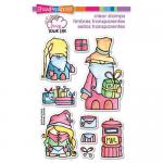 Stampendous Pink Your Life Clear Stamp Set - Whisper Friends Christmas [SSCP104]