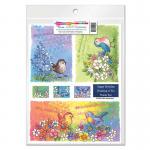 Stampendous Quick Card Panels - Birdies Bright [QC109AB]