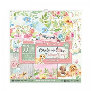 Stamperia 12" x 12" Maxi Paper Pad - Circle Of Love [SBBXLB10]