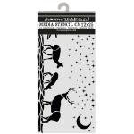 Stamperia 2026 Classic Christmas Collection - Media Stencil - Deer [KSTDL169]