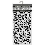 Stamperia 2026 Classic Christmas Collection - Media Stencil - Holly & Leaves [KSTDL172]