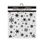 Stamperia 2026 Classic Christmas Collection - Media Stencil - Snowflakes [KSTDS73]