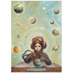 Stamperia A New Beginning Collection - A4 Rice Paper - Believe In Your Light [DFSA41107]