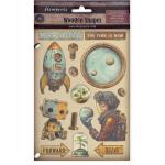 Stamperia A New Beginning Collection - Colored Wooden Shapes [KLSP197]