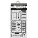 Stamperia A New Beginning Collection - Media Stencil - Control Panel [KSTDL155]