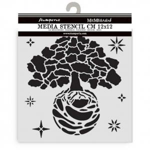 Stamperia A New Beginning Collection - Media Stencil - The World Tree [KSTDS72]