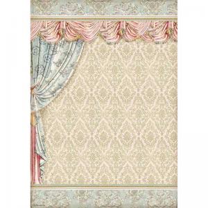 Stamperia A3 Rice Paper - Drapery [DFSA3066]