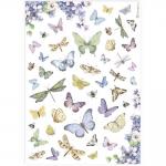 Stamperia A4 Rice Paper - Butterflies [DFSA4891]