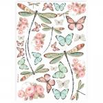 Stamperia A4 Rice Paper - Dragonfly [DFSA4927]