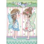 Stamperia A4 Rice Paper - Fairy With Butterflies [DFSA4413] - ON SALE!