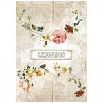 Stamperia A4 Rice Paper - Garden Of Promises [DFSA4690] - ON SALE!