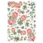 Stamperia A4 Rice Paper - Le Jardin Des Parfums [DFSA4993]