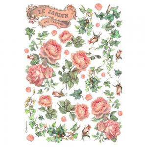 Stamperia A4 Rice Paper - Le Jardin Des Parfums [DFSA4993]