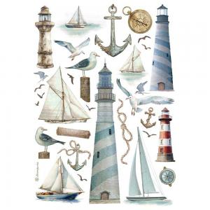 Stamperia A4 Rice Paper - Lighthouse [DFSA4997]