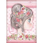 Stamperia A4 Rice Paper - Pink Fairy [DFSA4412]