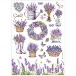 Stamperia A4 Rice Paper - Provence Accessories [DFSA4888]