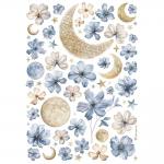 Stamperia A4 Rice Paper - Sun & Moon [DFSA4996]