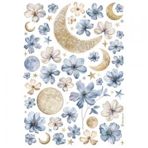 Stamperia A4 Rice Paper - Sun & Moon [DFSA4996]