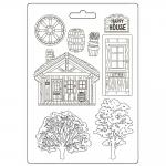 Stamperia Alterego Collection - Texture Impression Mould - Cottage [K3PTA5666]