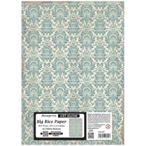 Stamperia Art Stories Big Rice Paper - Damask Pattern [DFSAJB002]