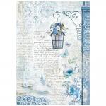 Stamperia Blue Land Collection - A4 Rice Paper - Lamp [DFSA4785]