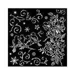 Stamperia Blue Land Collection - Media Stencil - Birds [KSTDQ-93]