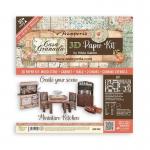 Stamperia Casa Granada Collection 12" x 12" 3D Paper Kit [SBPOP09]