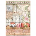 Stamperia Casa Granada Collection A4 Rice Paper - Tiles [DFSA4655]