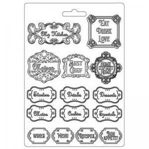 Stamperia Casa Granada Collection MaxiMould - Labels [K3PTA4522]