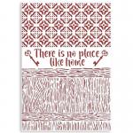 Stamperia Casa Granada Collection Stencil - No Place Like Home [KSG487]