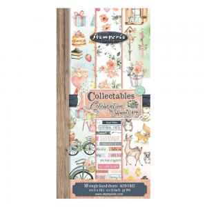 Stamperia Celebration Collection 6" x 12" Paper Pad - Collectables [SBBVB04]