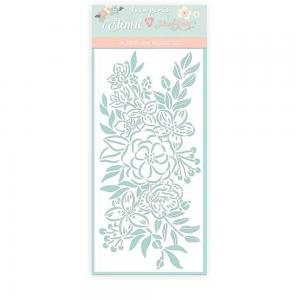 Stamperia Celebration Collection Stencil - Border Of Flowers [KSTDL48]