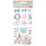 Stamperia Christmas Rose Collection Adhesive Chipboard [DFLCB44]