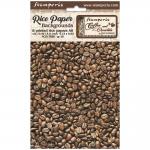 Stamperia Coffee & Chocolate Collection - A6 Rice Paper Backgrounds [DFSAK6012]