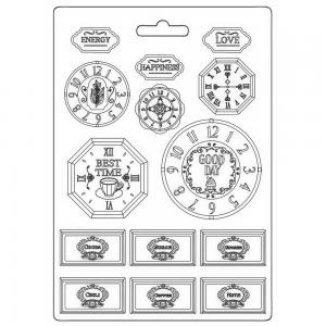 Stamperia Coffee & Chocolate Collection - MaxiMould - Clocks [K3PTA4570]