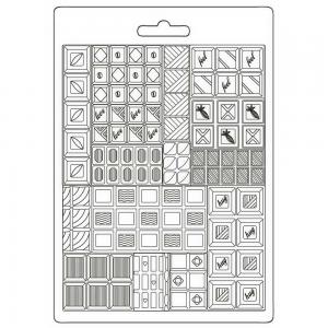 Stamperia Coffee & Chocolate Collection - Texture Impression Mould - Bars [K3PTA5659]
