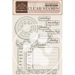 Stamperia Create Happiness Christmas Collection Clear Stamp Set - Weekly Planner [WTK179]