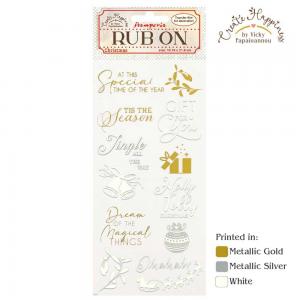 Stamperia Create Happiness Christmas Collection Rub-Ons - Christmas Bells [DFLRB45]