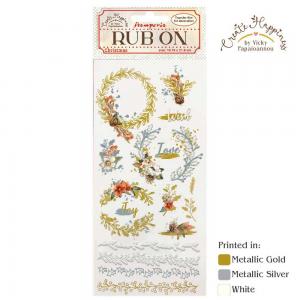 Stamperia Create Happiness Christmas Collection Rub-Ons - Christmas Garlands [DFLRB47]