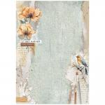 Stamperia Create Happiness Secret Diary Collection - A4 Rice Paper - Bird [DFSA4865]