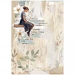 Stamperia Create Happiness Secret Diary Collection - A4 Rice Paper - Lady [DFSA4864]