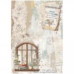 Stamperia Create Happiness Secret Diary Collection - A4 Rice Paper - Window [DFSA4862]