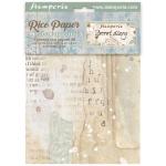 Stamperia Create Happiness Secret Diary Collection - A6 Rice Paper Backgrounds [DFSAK6051]