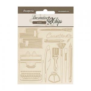 Stamperia Create Happiness Secret Diary Collection - Decorative Chips - Creativity [SCB213]