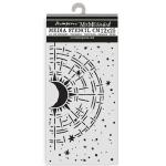 Stamperia Create Happiness Secret Diary Collection - Media Stencil - Cosmic Compass [KSTDL150]
