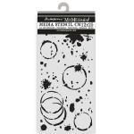 Stamperia Create Happiness Secret Diary Collection - Media Stencil - Ink Splatter [KSTDL149]