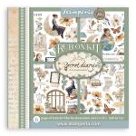 Stamperia Create Happiness Secret Diary Collection - Rub On Kit [DFLRBX09]