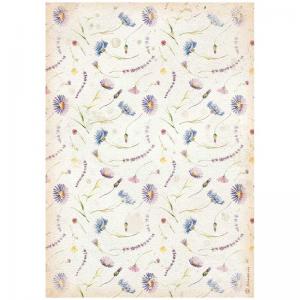 Stamperia Create Happiness Welcome Home Collection A4 Rice Paper - Flowers [DFSA4742]