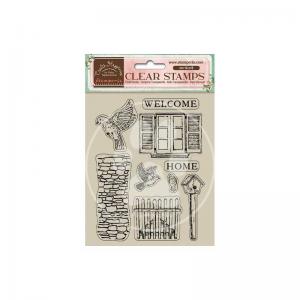 Stamperia Create Happiness Welcome Home Collection Clear Stamp Set - Birds [WTK165]